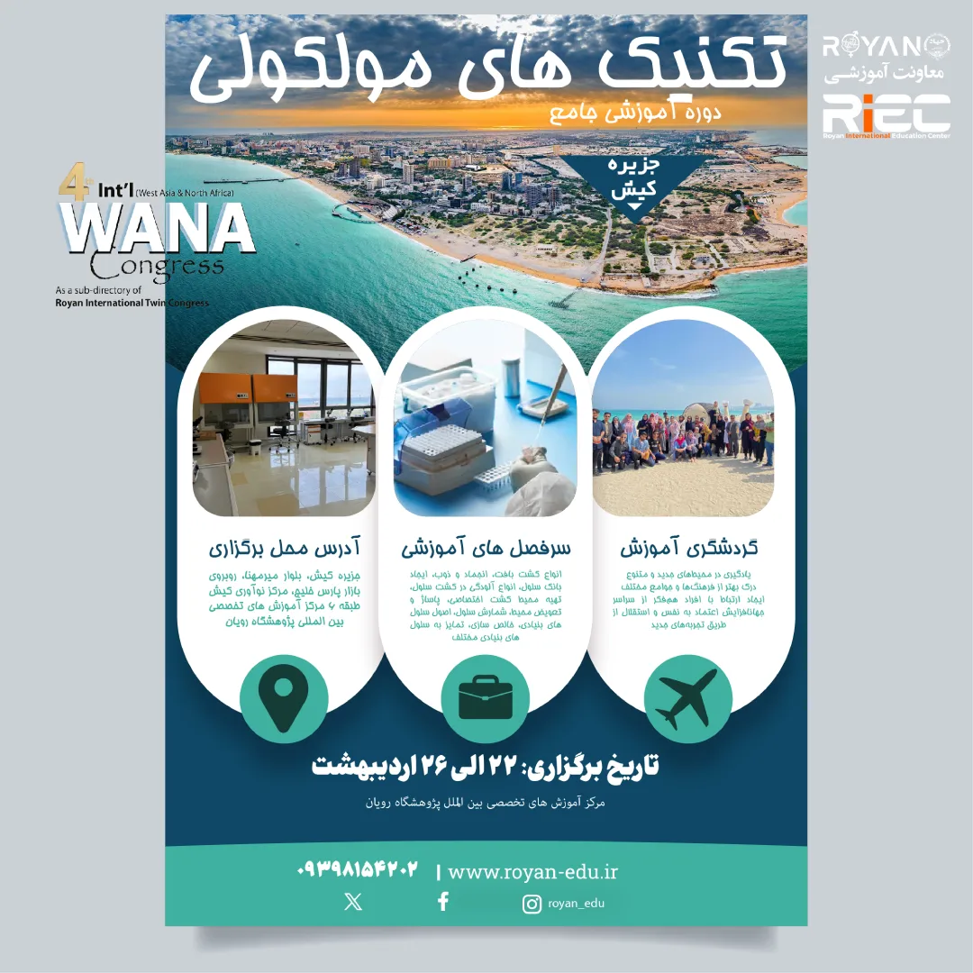 تکنیک های مولکولی جنب کنگره وانا 2025